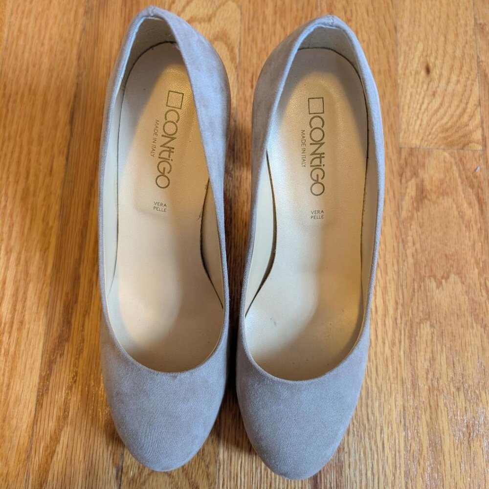 Suede heels